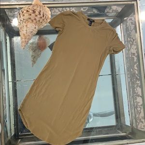 Army Green T-shirt Dress